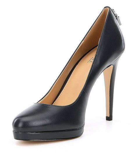 michael kors clear heels|michael kors closed toe pumps.